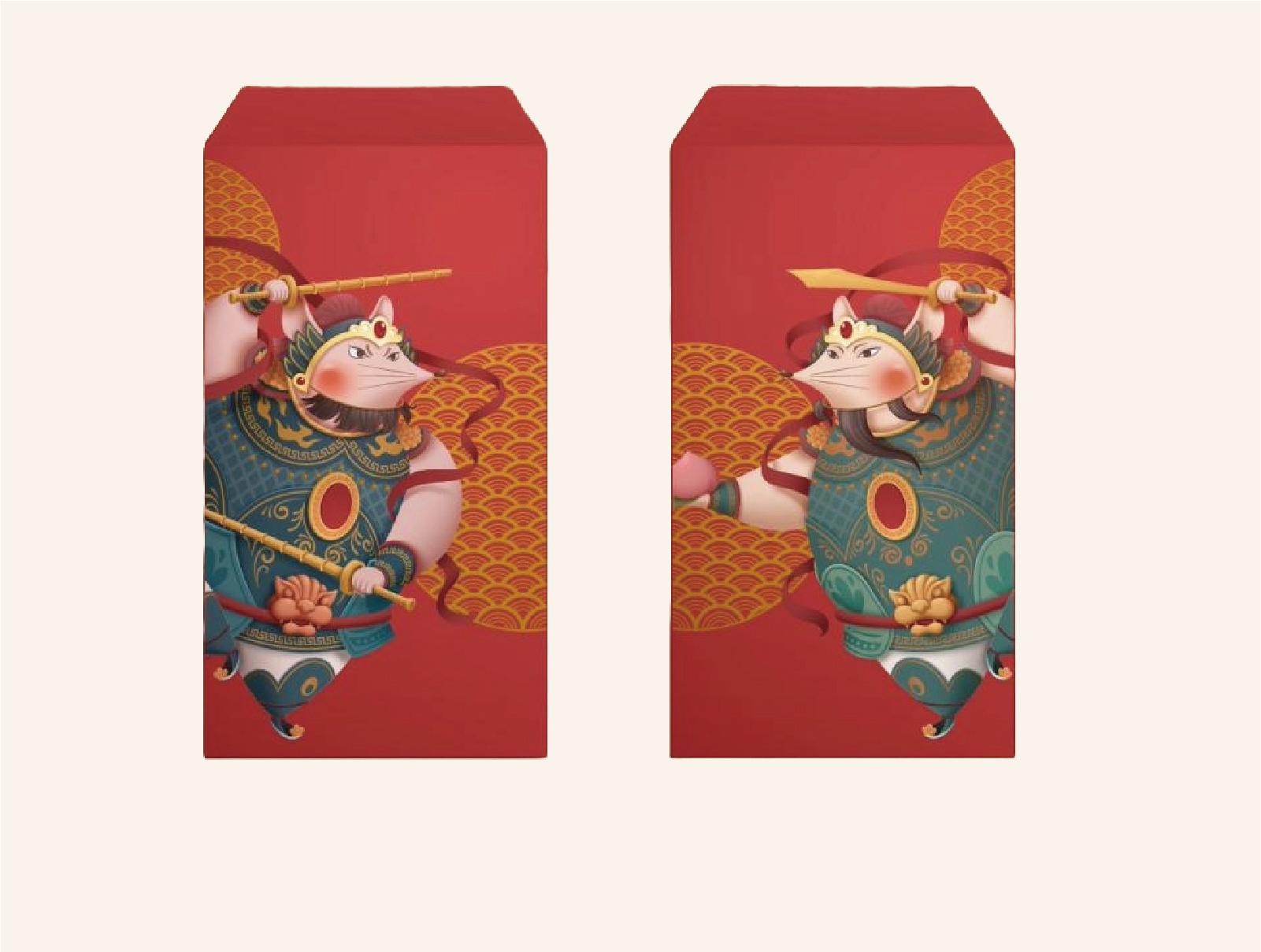 彩色印刷紅包袋